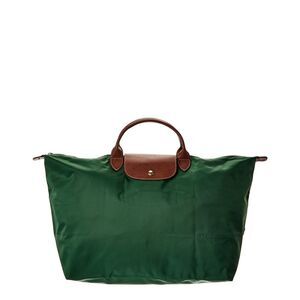 Longchamp Le Pliage Canvas Tote, Green